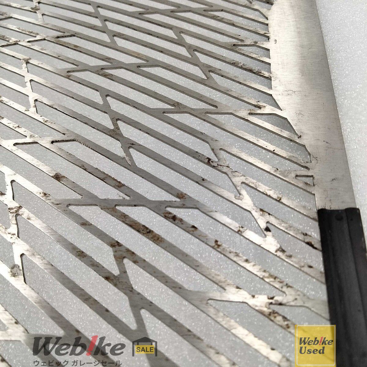 ステンレス製ラジエーターガード メッシュ ラジエターガード カワサキ