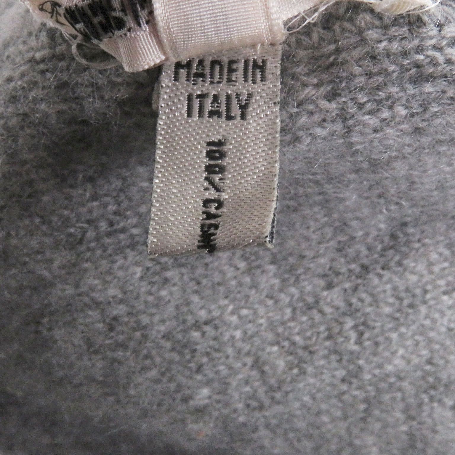 美品□HERMES エルメス ヴィンテージ カシミヤ100％ マルジェラ期 H