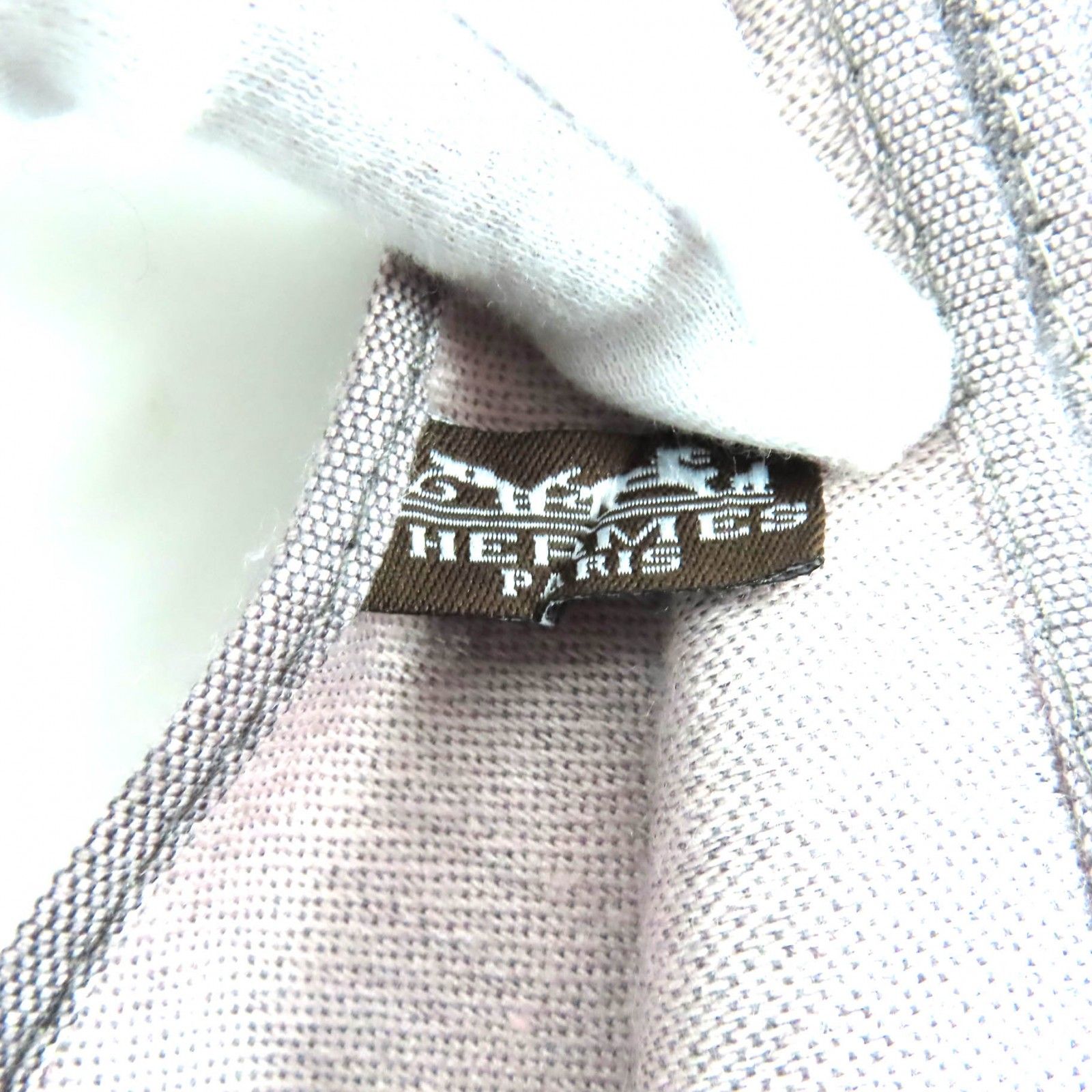 美品☆HERMES エルメス カシミヤ シルク混 エクスリブリス フリンジ付