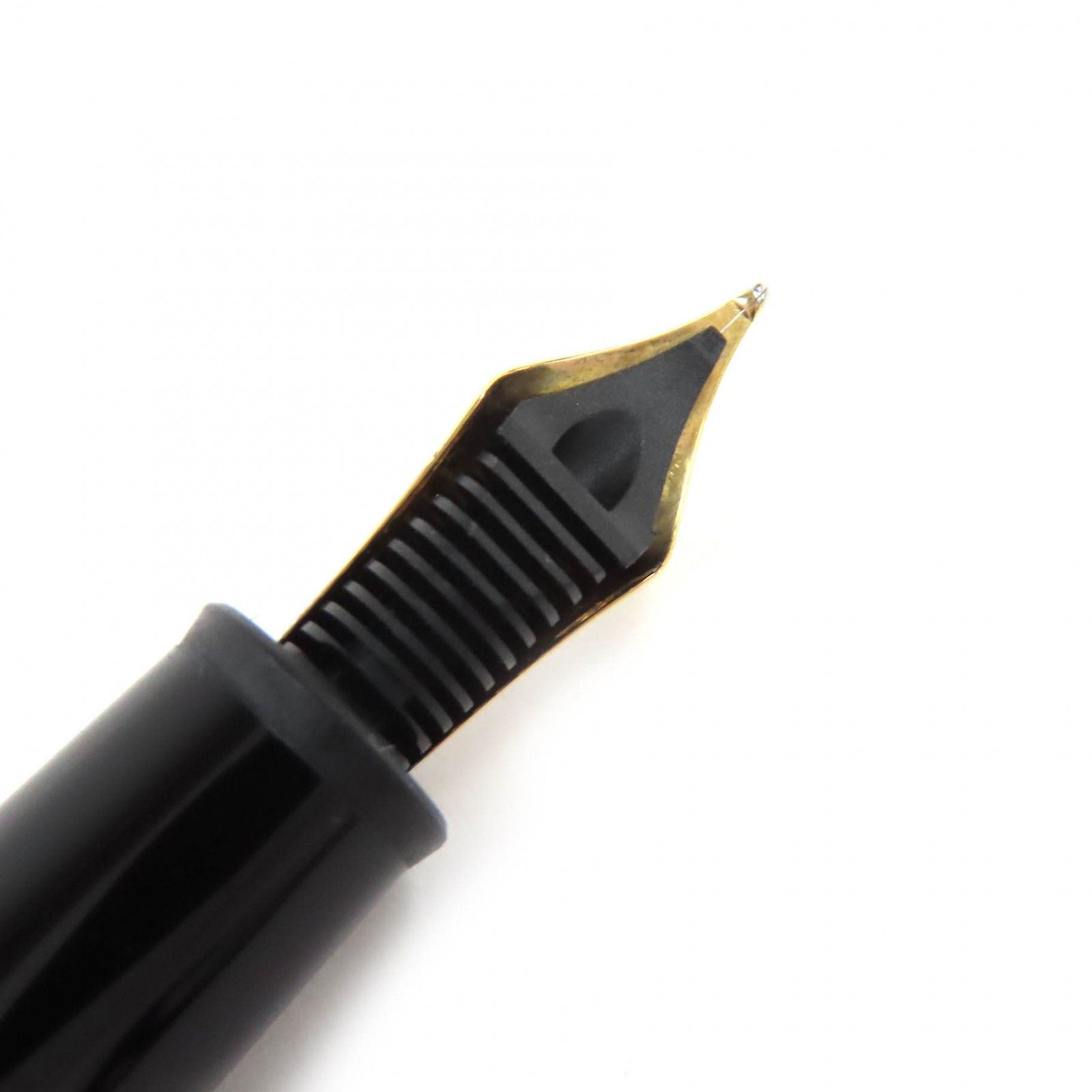  ♥品△ モンブラン マイスターシュテュック 145 ペン先14 K Fニブ ホワイトスター 万年筆 ブラック ゴールド 箱 保存袋付き ドイツ製 メンズ 万年筆 万年筆 インク