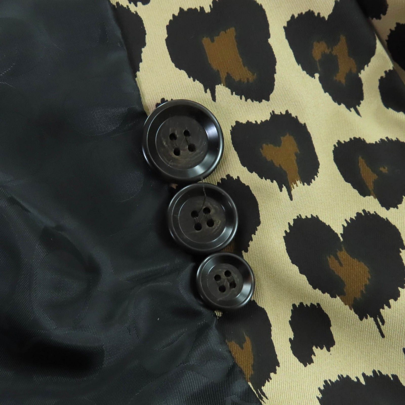 極美品☆COACH コーチ F33868 ベルト付 裏地シグネチャー レオパード柄  