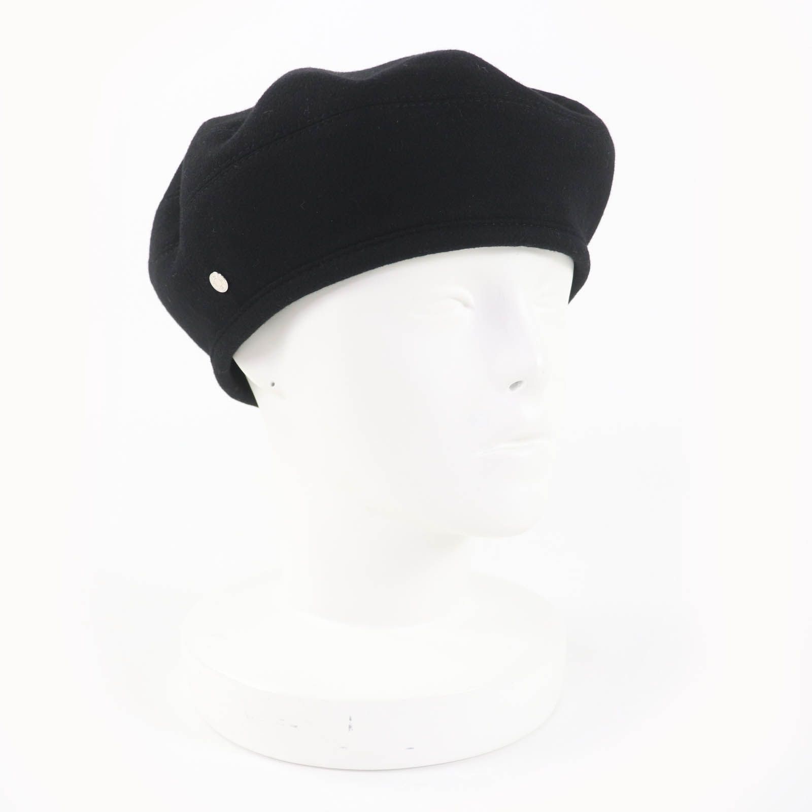 極美品☆HERMES エルメス サントノーレ カシミヤ100％ シルバー金具