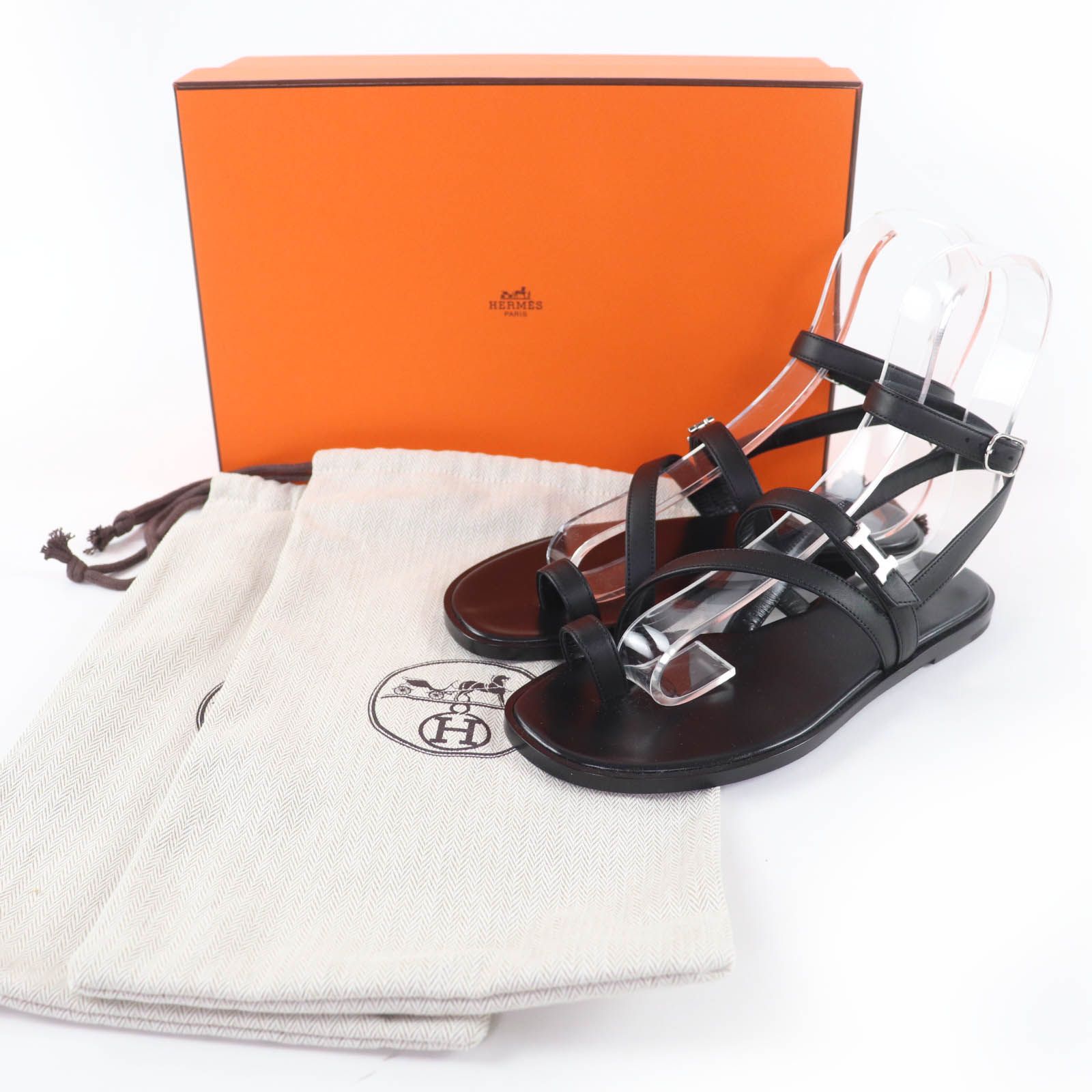 未使用品☆HERMES エルメス アルモニ シルバー金具 H金具 アンクル