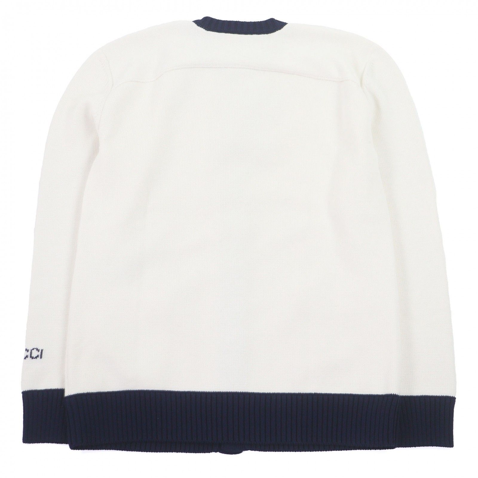 未使用品□GUCCI グッチ 25SS 814520 コットン100％ ロゴ入り インター