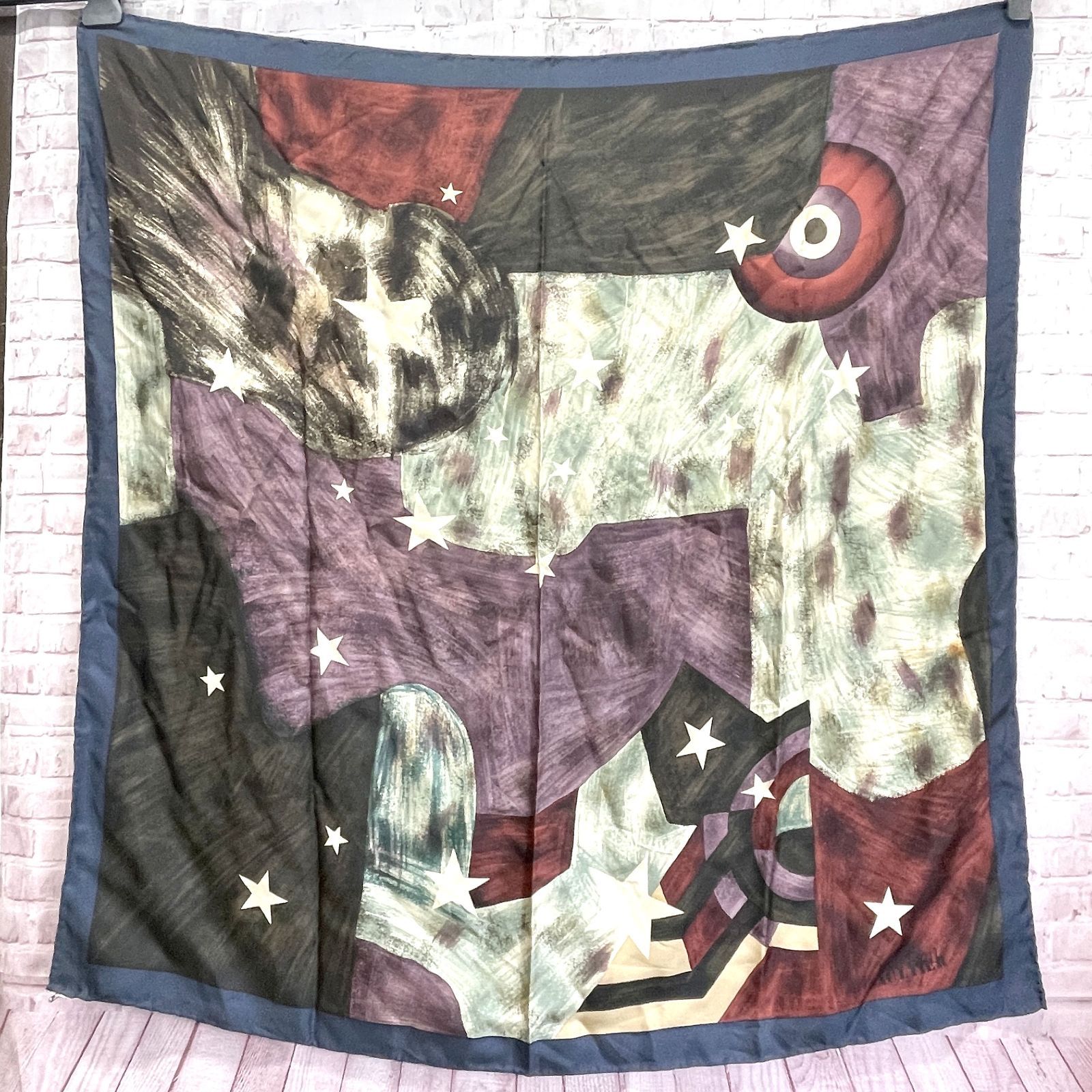 Jean Paul Gaultier ジャンポールゴルチエ シルク 大判スカーフ