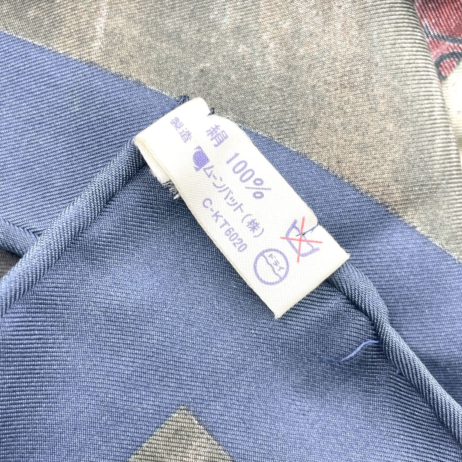 Jean Paul Gaultier ジャンポールゴルチエ シルク 大判スカーフ