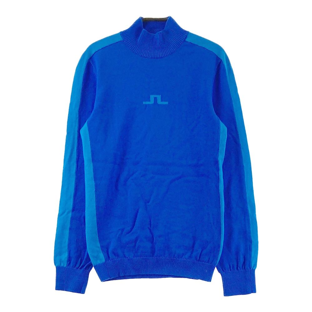 J.LINDEBERG ジェイリンドバーグ 長袖 ニット セーター L ブルー サイズ：S J.LINDEBERG ジェイリンドバーグ ウール ニットセーター