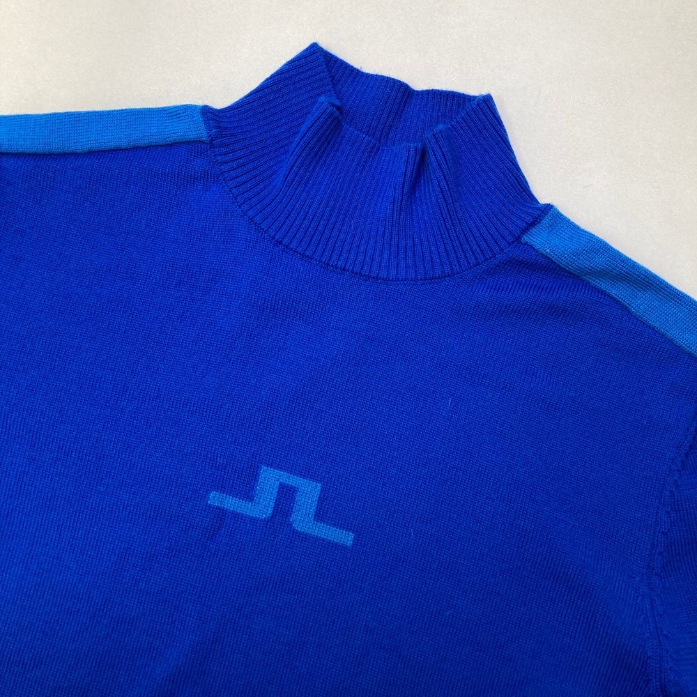 サイズ：S J.LINDEBERG ジェイリンドバーグ ウール ニットセーター