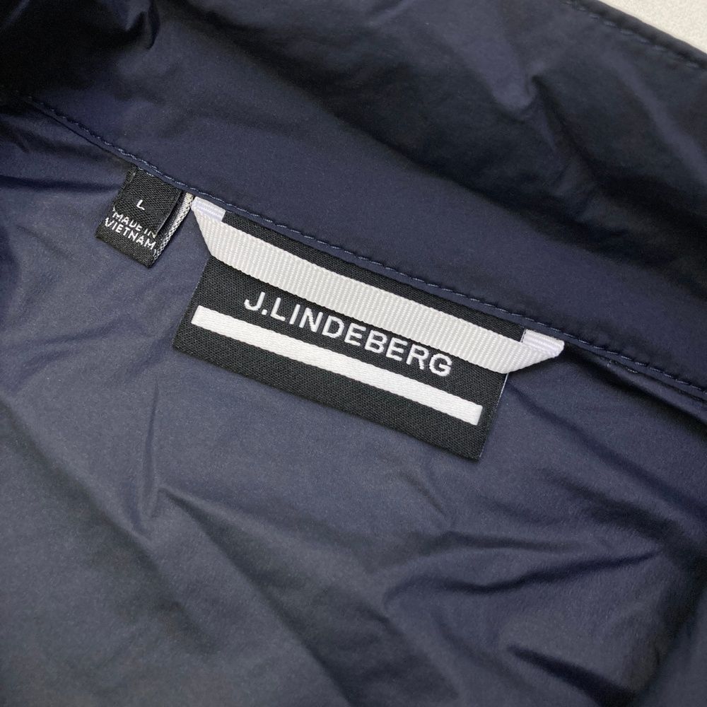 サイズ：L J.LINDEBERG ジェイリンドバーグ 長袖 ナイロン ジップ 