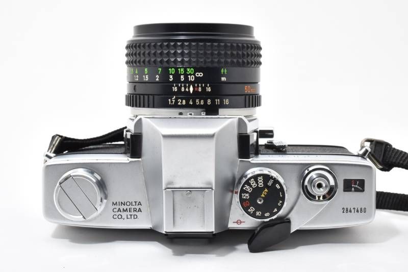 実用品】Minolta ミノルタ SRT101 / MC ROKKOR-PF 1.7 50mm レンズ