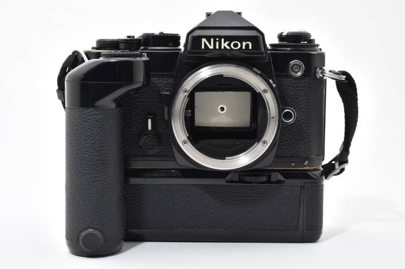 現状品】Nikon ニコン FE ボディ 黒 ブラック / MD-12付き フィルム