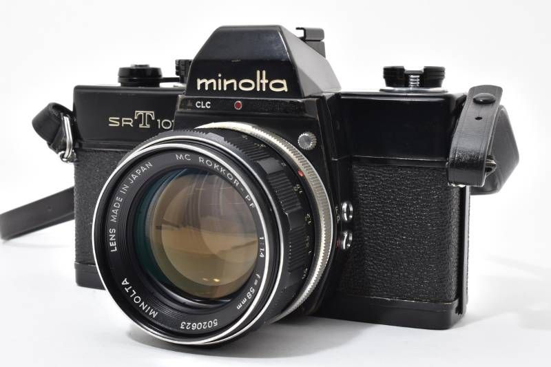 実用品】Minolta ミノルタ SRT101 黒 ブラック / MC ROKKOR-PF 1.4