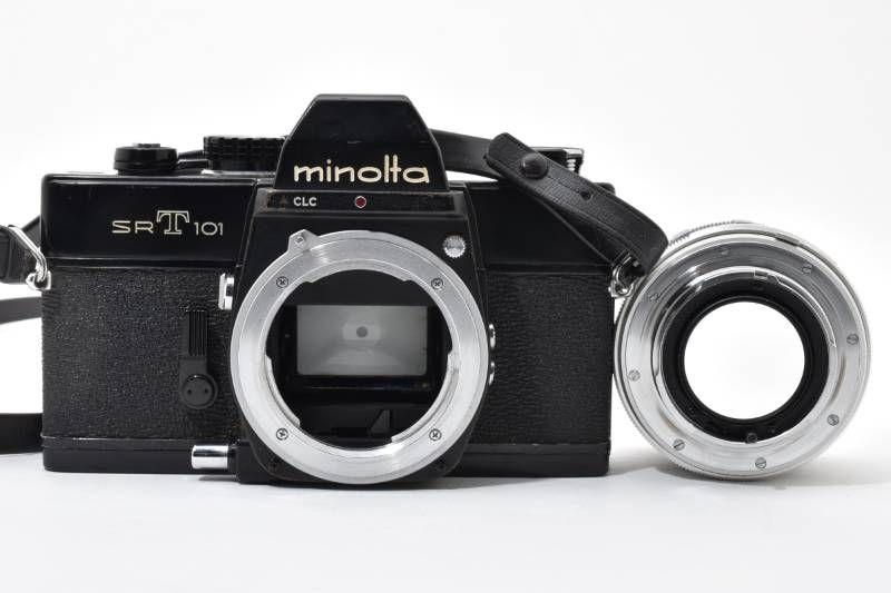 実用品】Minolta ミノルタ SRT101 黒 ブラック / MC ROKKOR-PF 1.4
