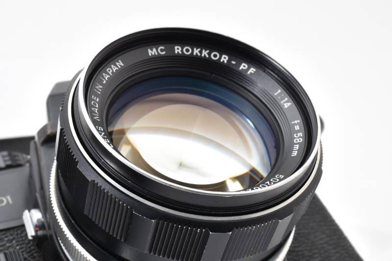 実用品】Minolta ミノルタ SRT101 黒 ブラック / MC ROKKOR-PF 1.4