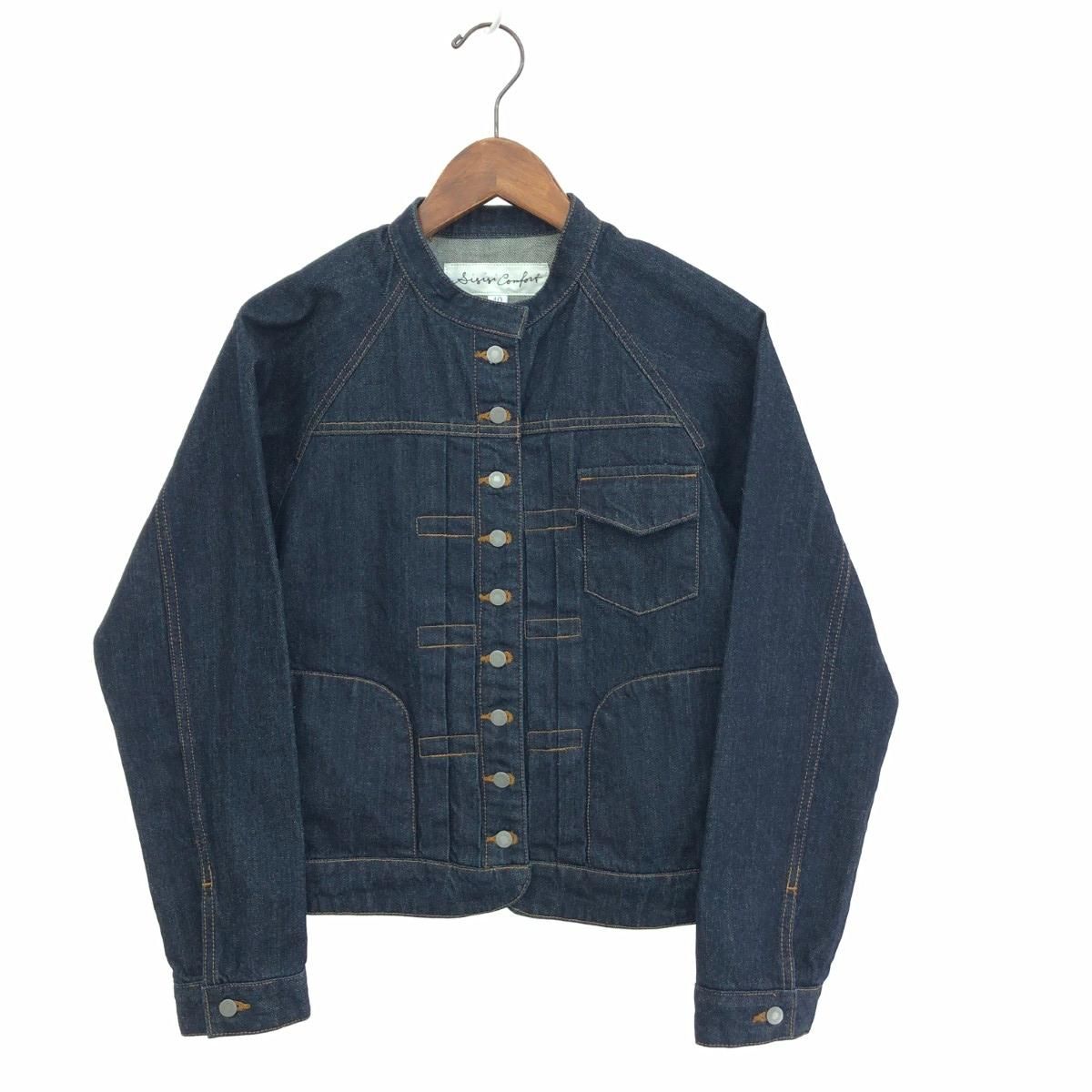 si-si-si- デニムジャケット サイズ:40 デニムジャケット ネイビー