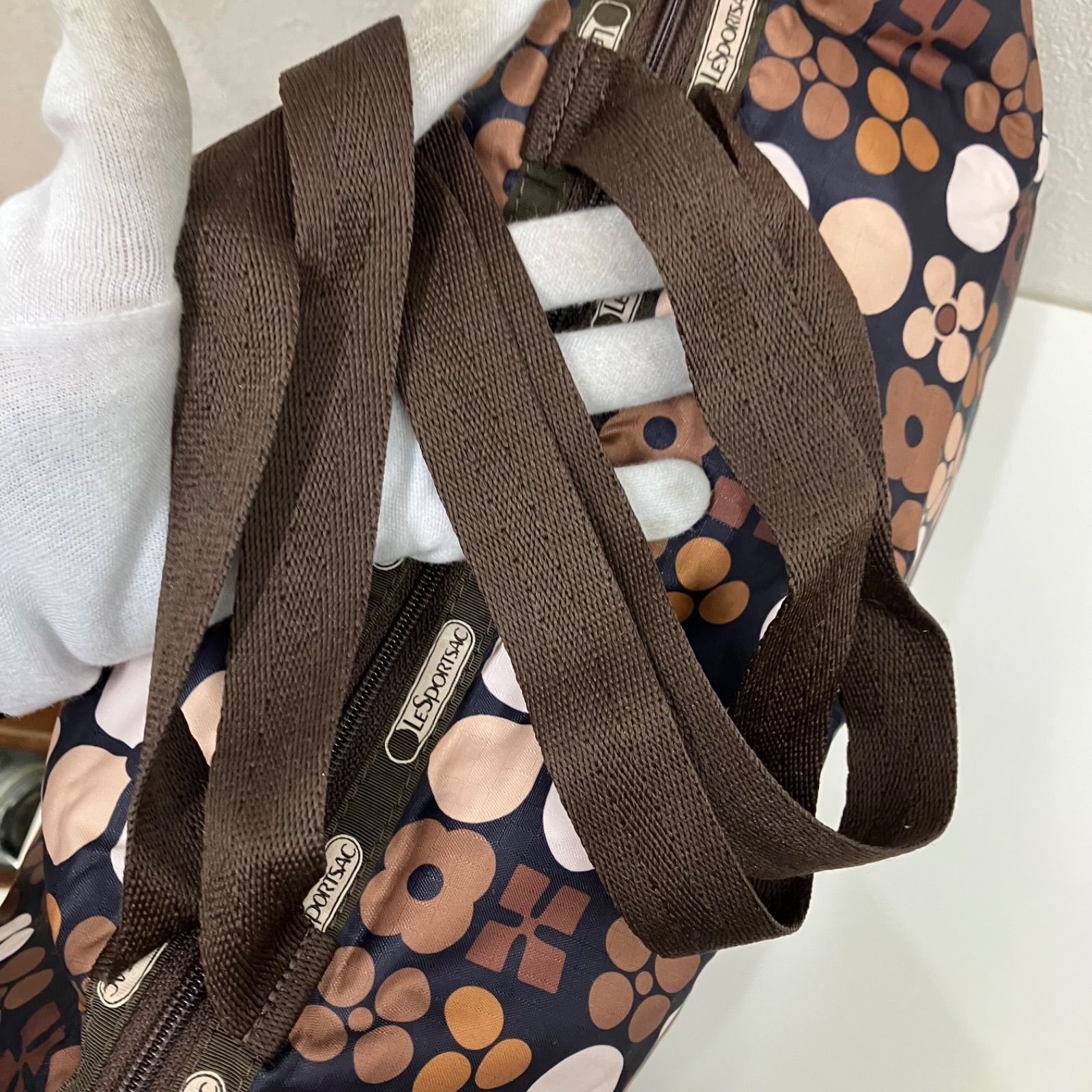 8715 LeSportsac レスポートサック トートバッグ ハンドバッグ 肩がけ  