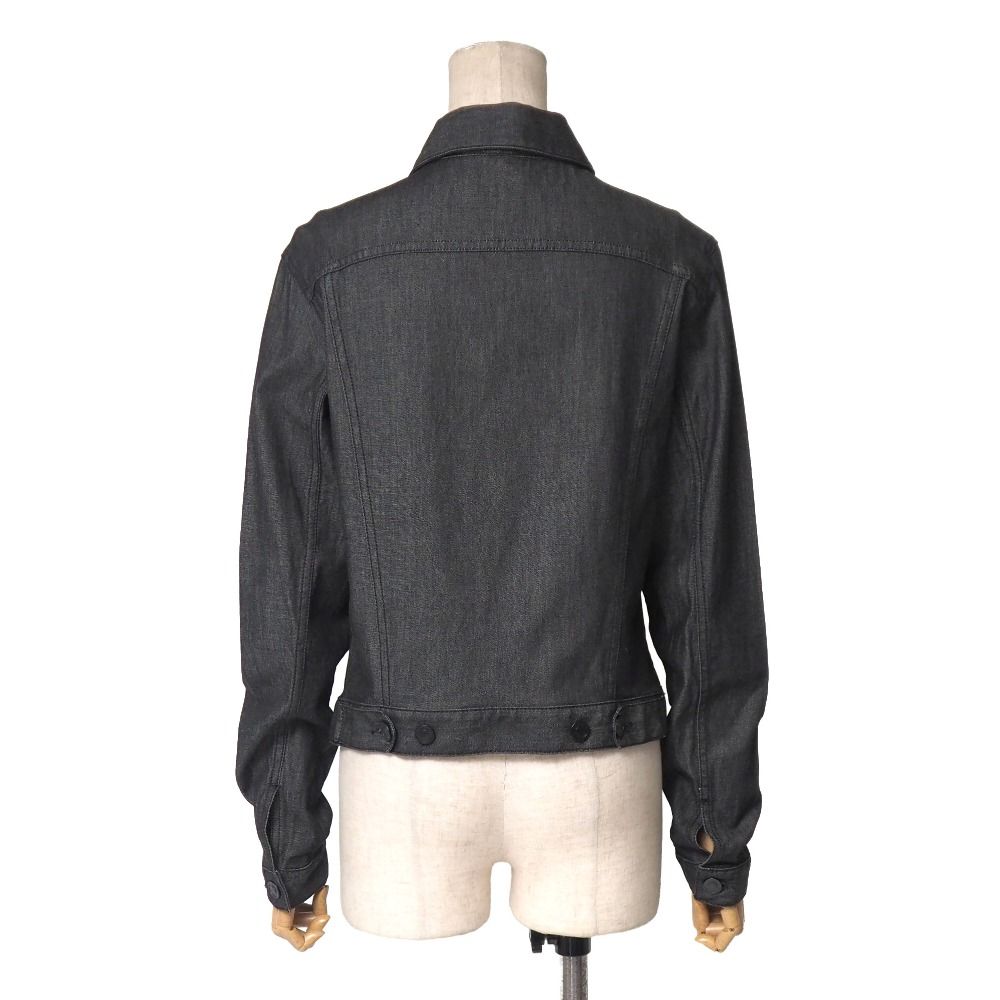 □美品□GUCCI グッチ デニムジャケット サイズ44 ロゴボタン Gジャン