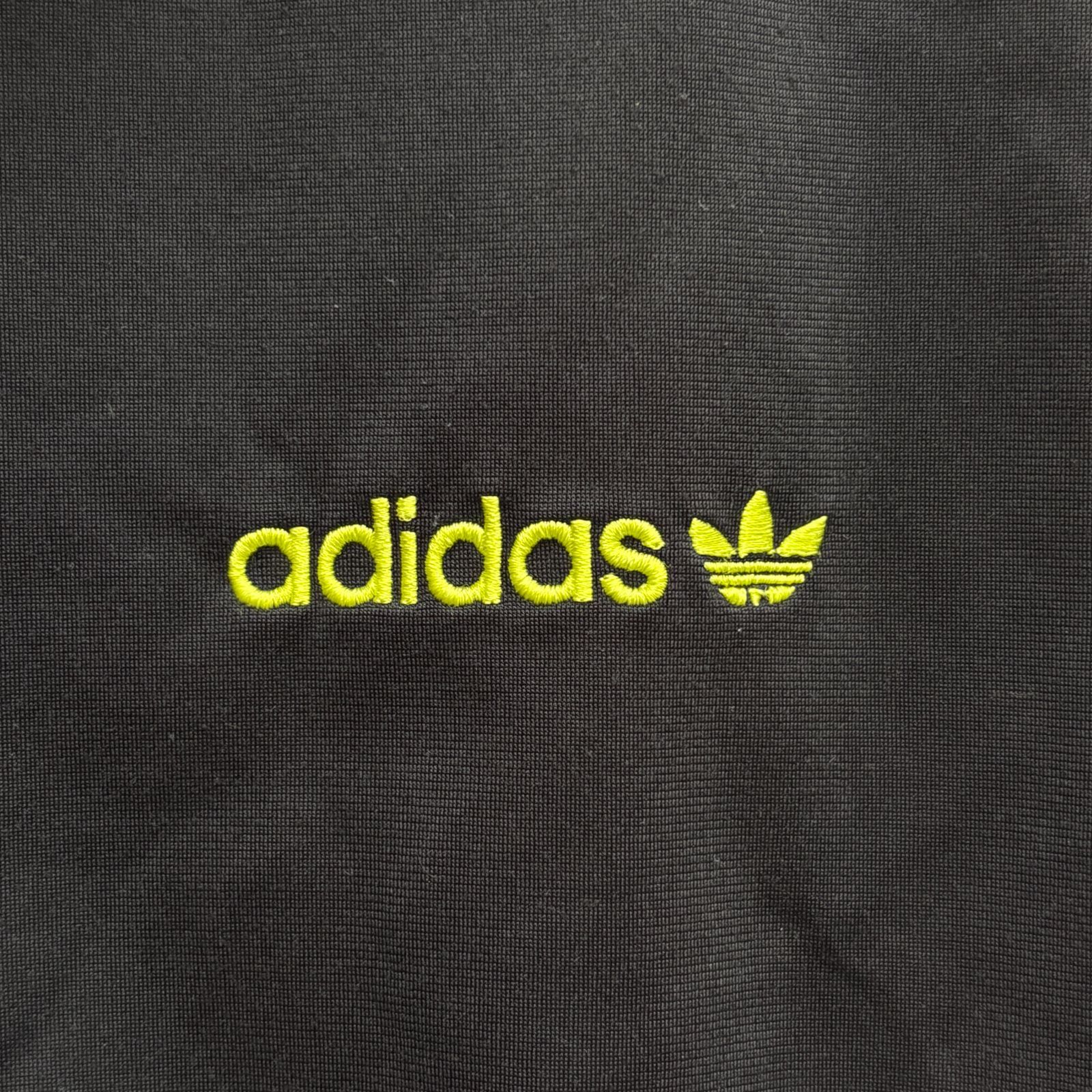 アディダス adidas Originals】 希少 90s トレフォイル 刺繍 サイド 