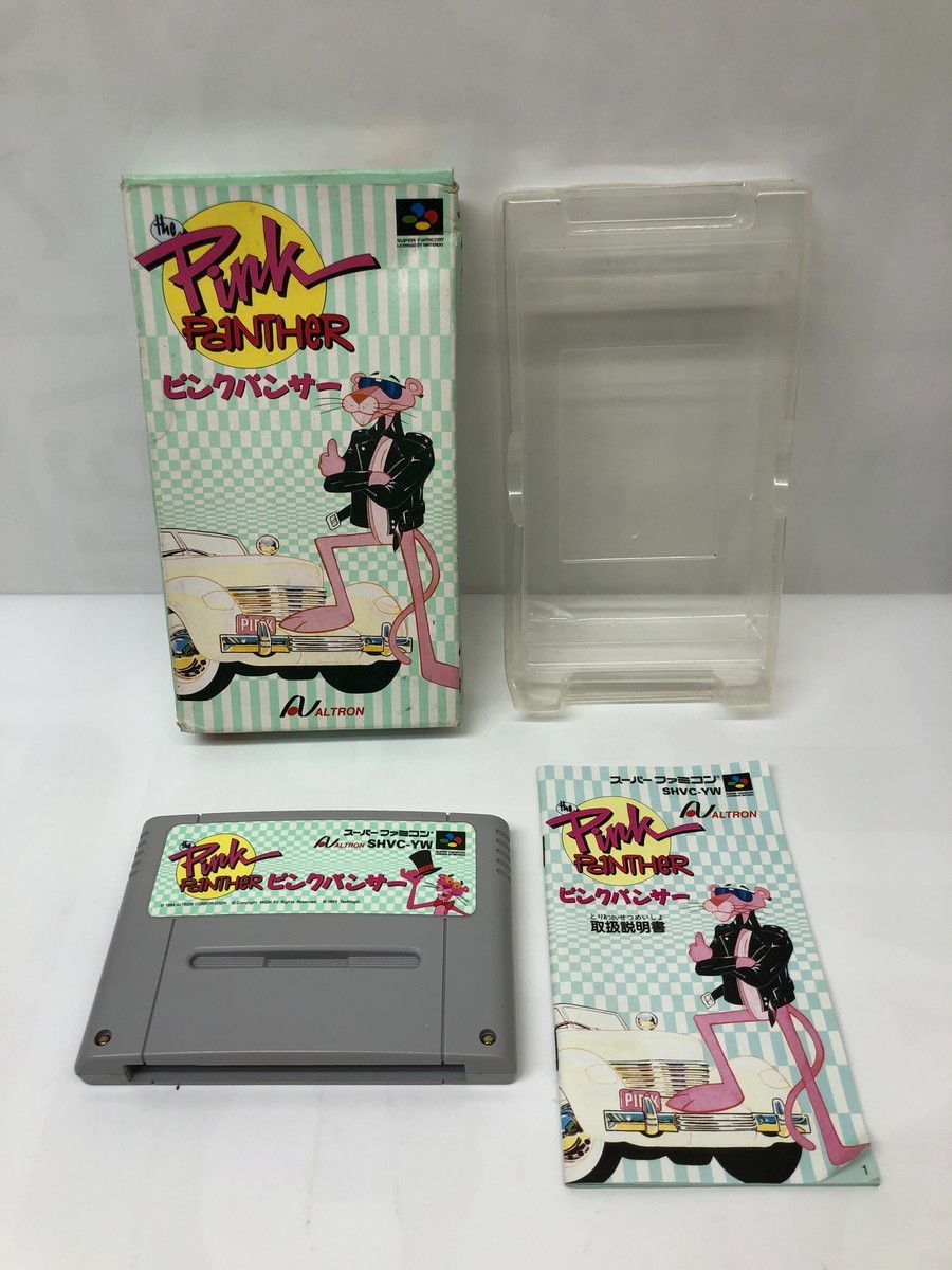 SFC スーパーファミコンソフト　　ピンクパンサー　ハガキ付き SFC スーパーファミコンソフト ピンクパンサー ハガキ付き Yahoo