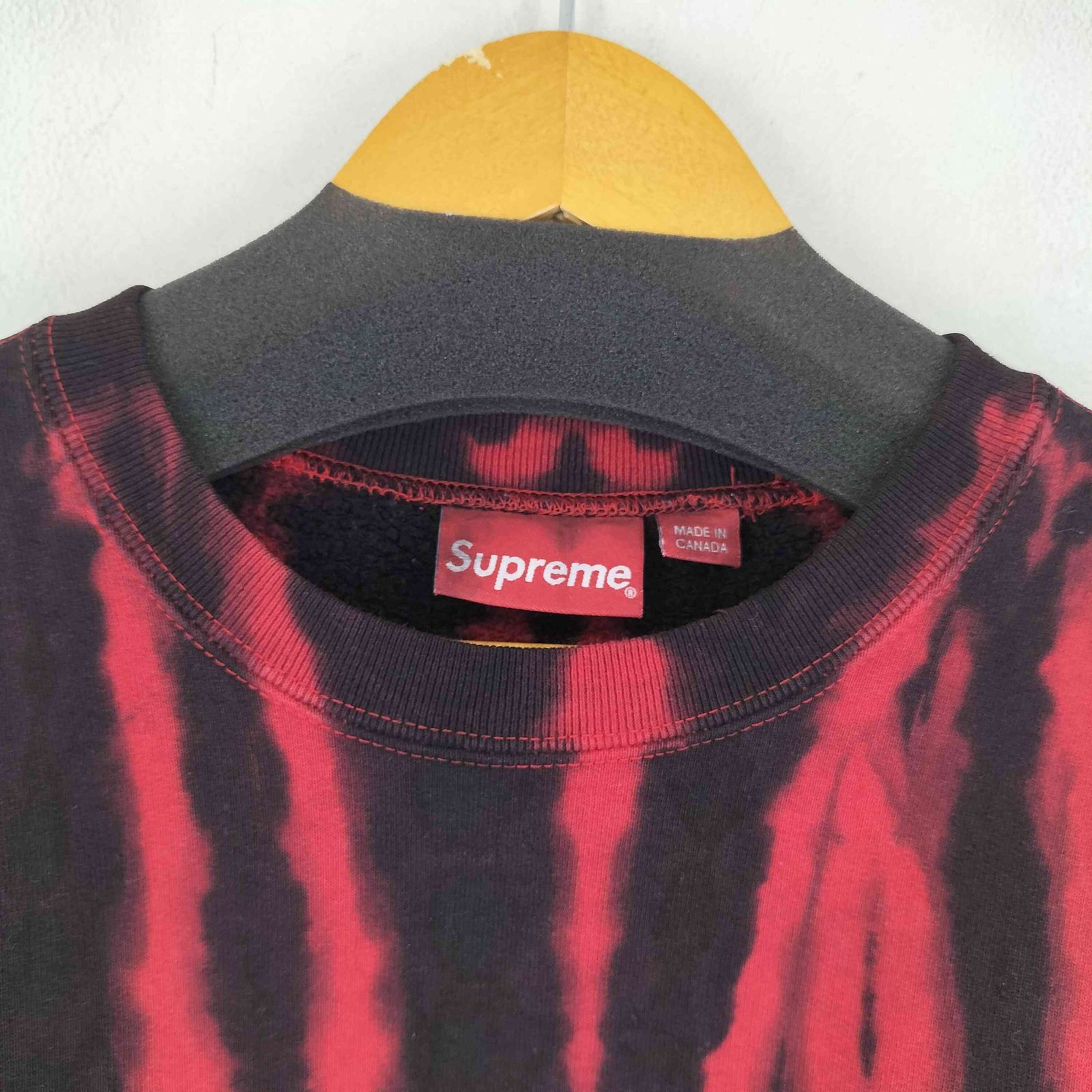 シュプリーム Supreme 21AW SMALL BOX CREWNECK RED TIE DYE メンズ