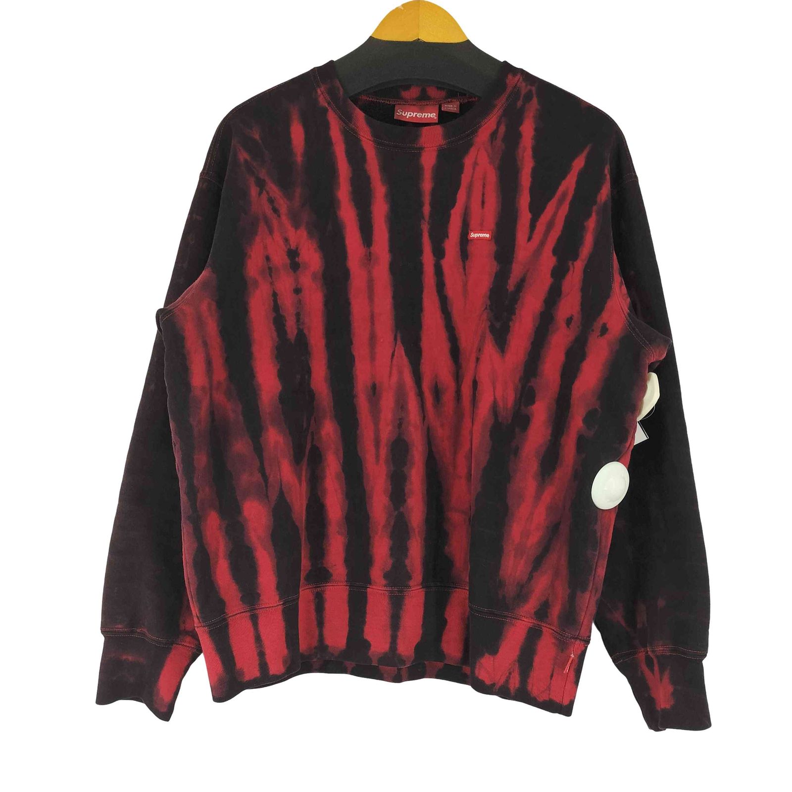 シュプリーム Supreme 21AW SMALL BOX CREWNECK RED TIE DYE メンズ