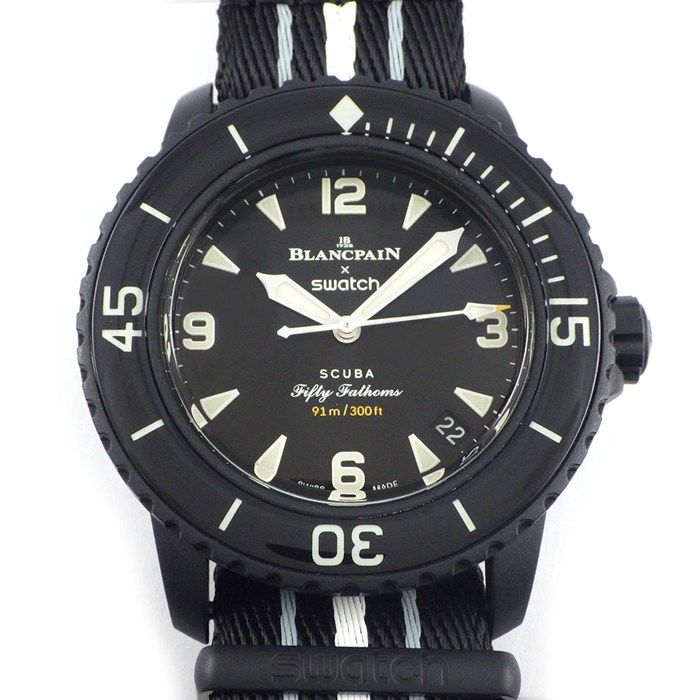 メンズ ブランパン × スウォッチ Blancpain × Swatch 腕時計 