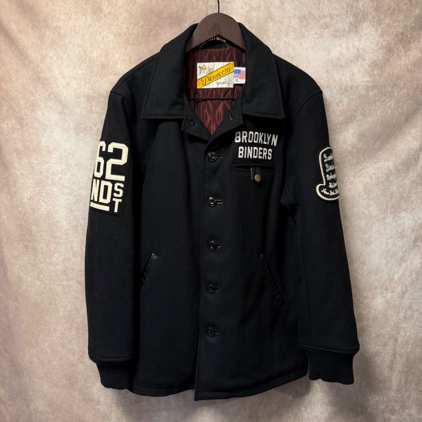 Schott Perfecto ショット ウールジャケット XL USA製 Brooklyn 