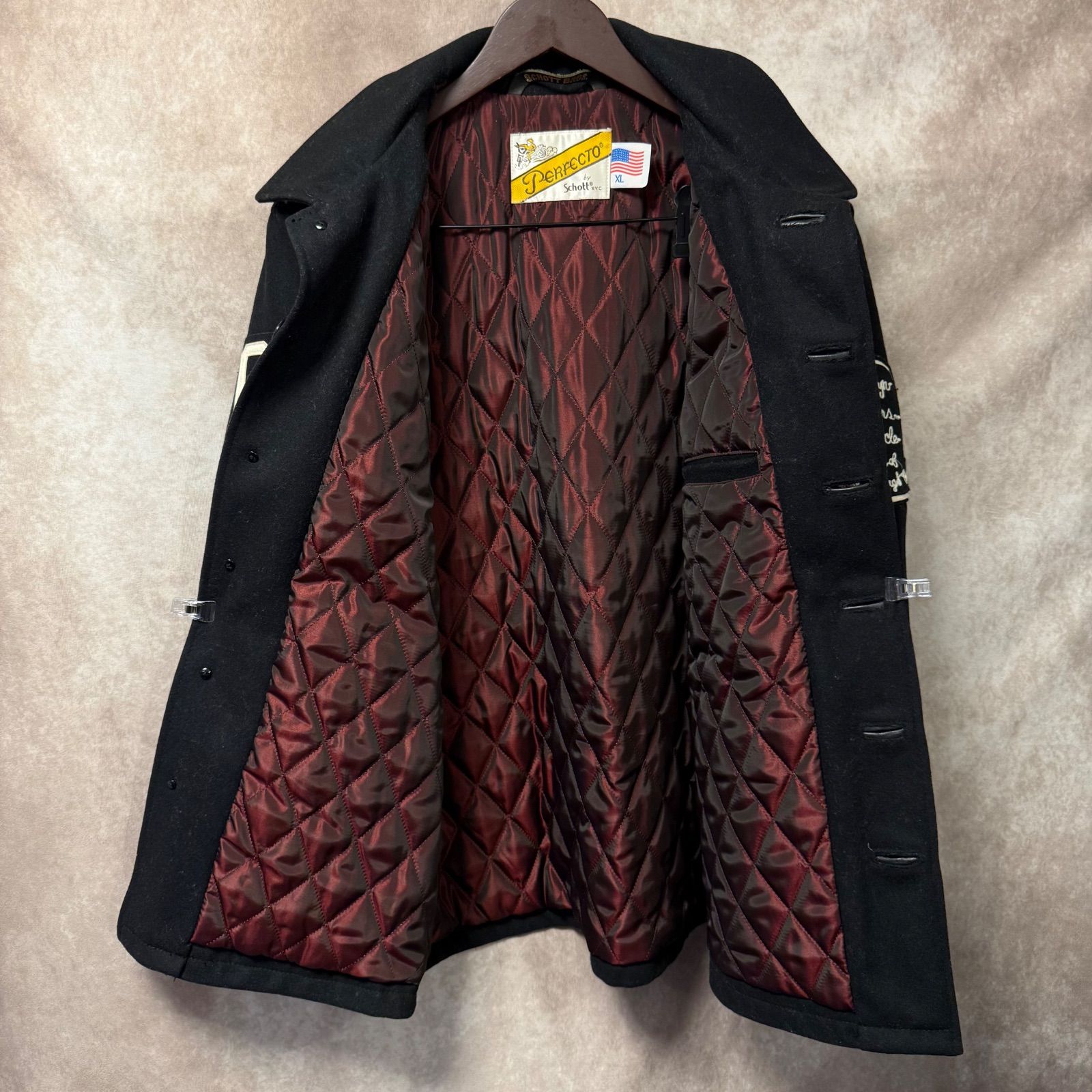 Schott Perfecto ショット ウールジャケット XL USA製 Brooklyn 