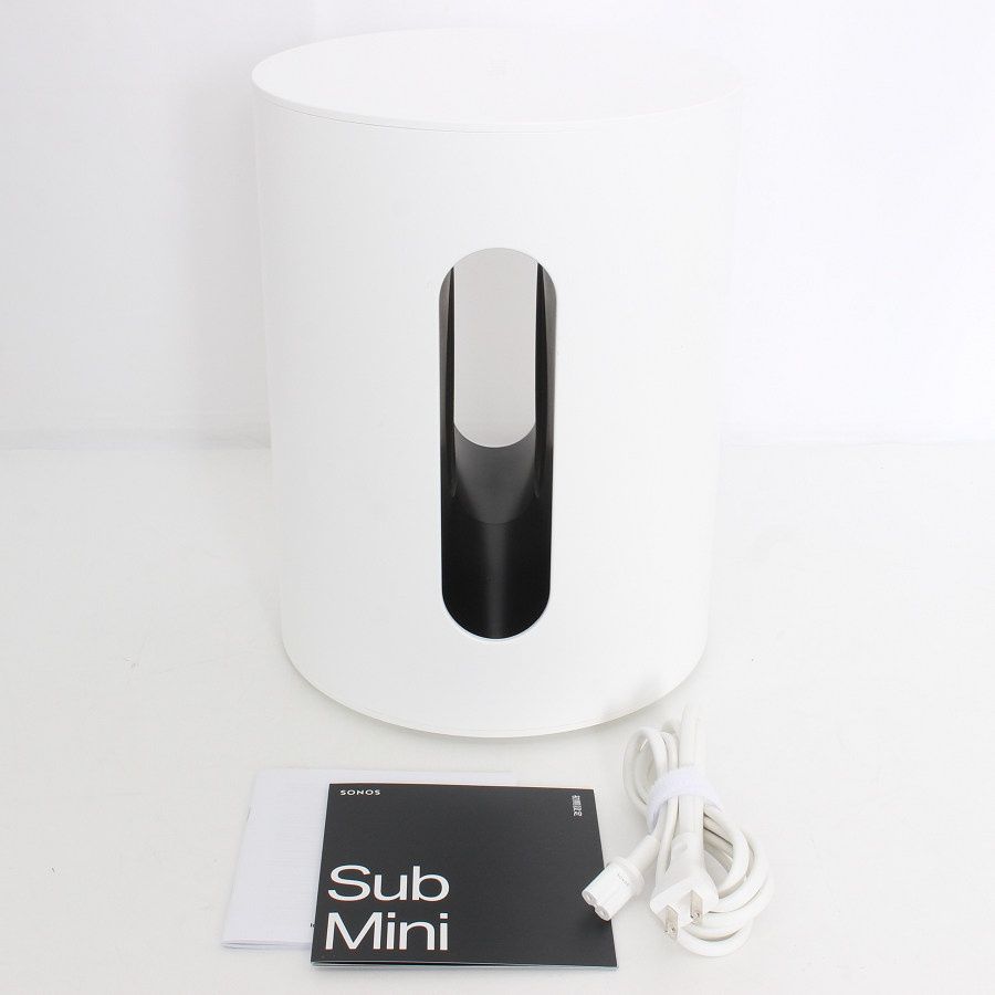美品】Sonos Sub Mini SUBM1JP1 ホワイト ワイヤレスサブウーファー