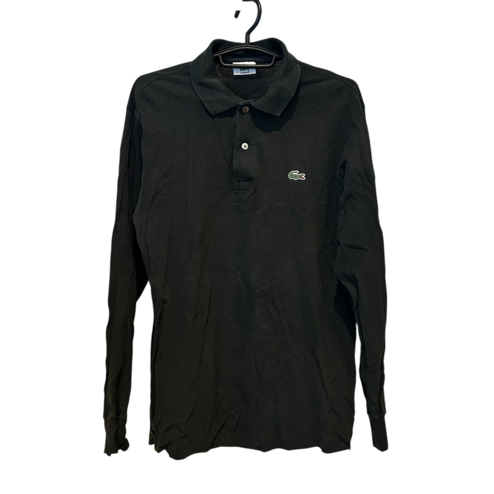 LACOSTE ラコステ ポロシャツ 長袖ポロシャツ ブラック 定番 【Z1736