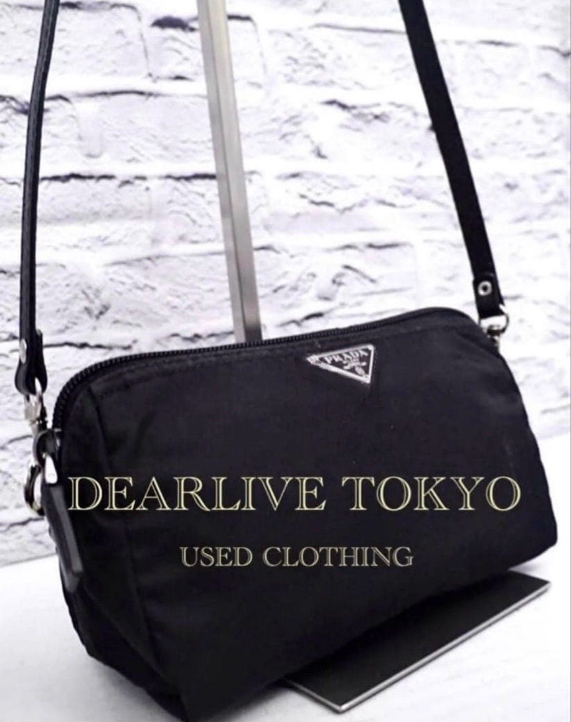 美品◆ PRADAプラダ ナイロンxレザー ショルダー カメラ バッグ ポーチ黒 美品◇ PRADA プラダ ナイロンxレザー クロスボディ ショルダーバッグ