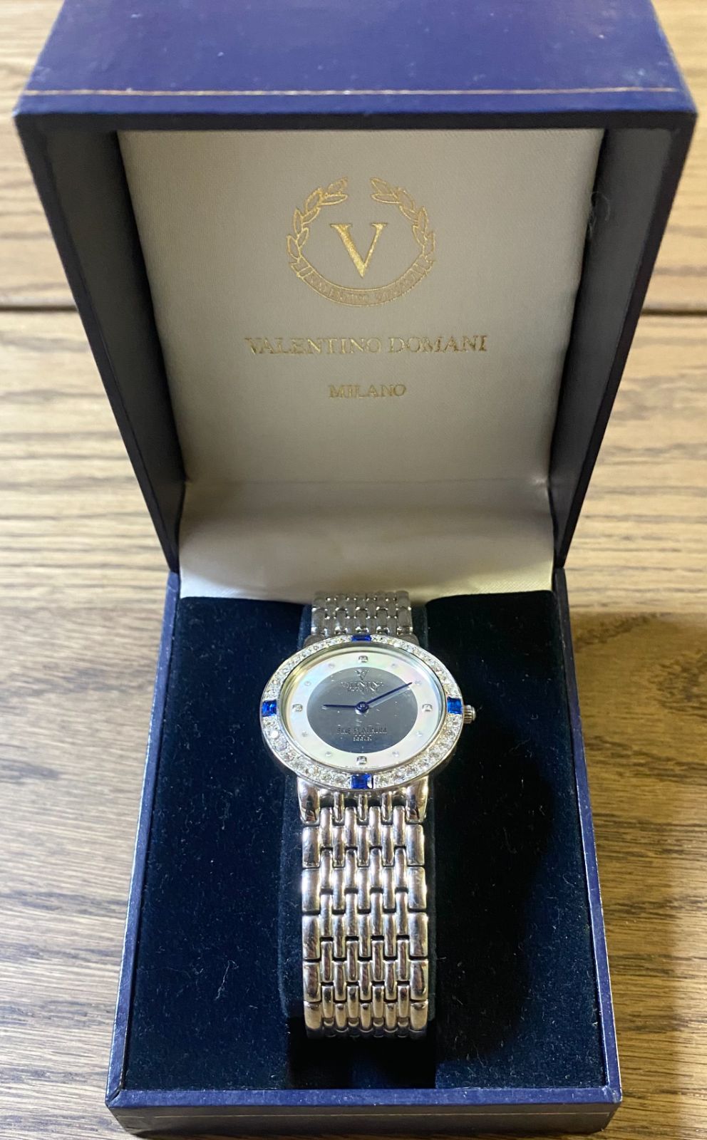 Valentino Domani 腕時計 サファイア プラチナ ジャンク品 - メルカリ