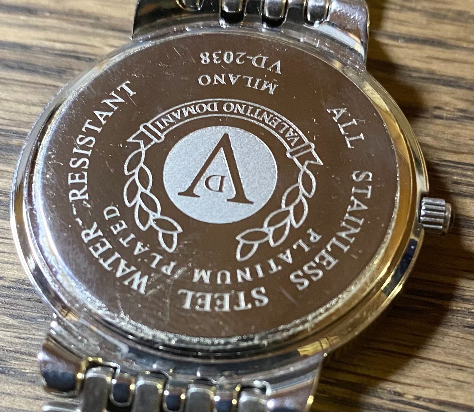 Valentino Domani 腕時計 サファイア プラチナ ジャンク品 - メルカリ