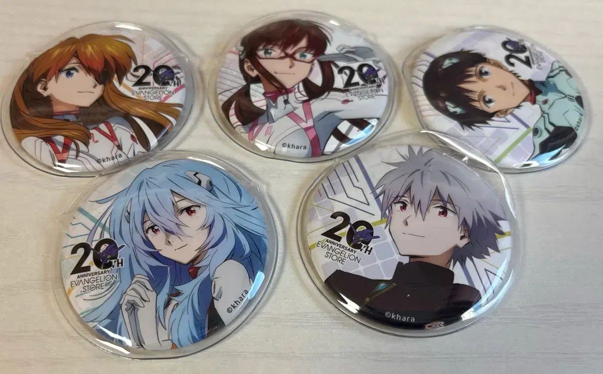 ラヂオエヴァ STORE 20周年 エヴァンゲリオン 缶バッジ 碇 シンジ