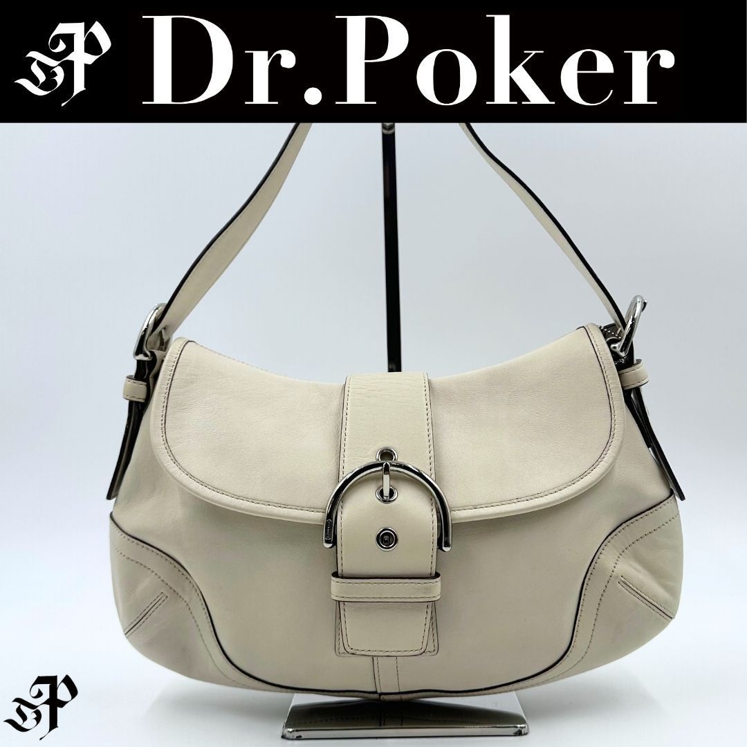 美品】Coach ソーホー ベルト ホーボー レザー ワンショルダーバッグ