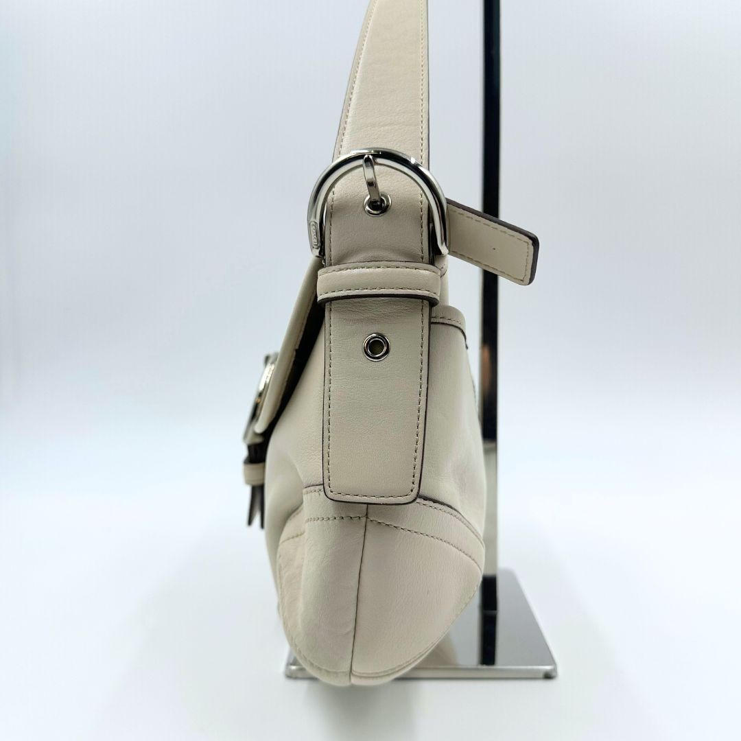 美品】Coach ソーホー ベルト ホーボー レザー ワンショルダーバッグ