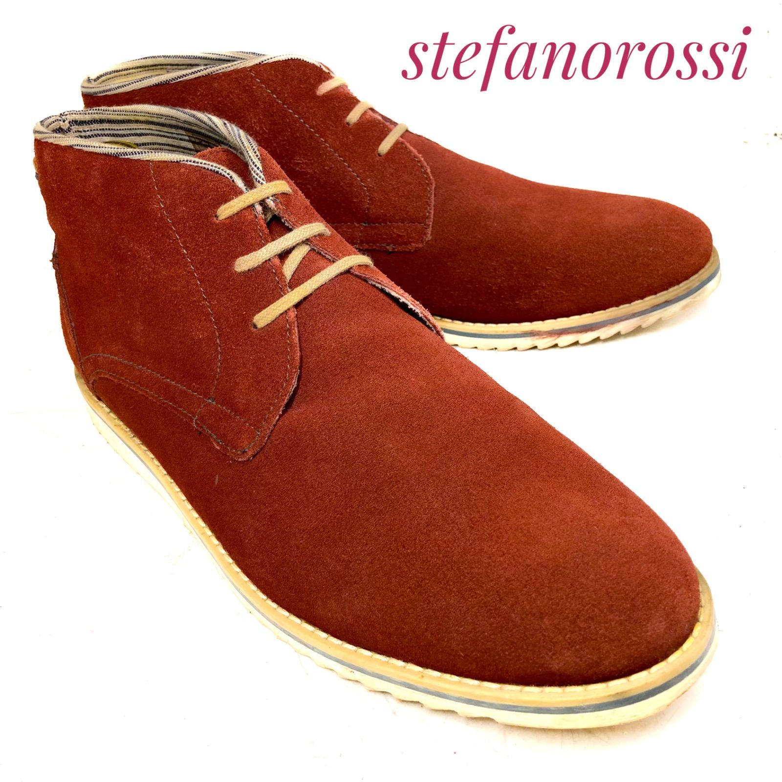 stefanorossi ステファノロッシ スウェードチャッカブーツ 
