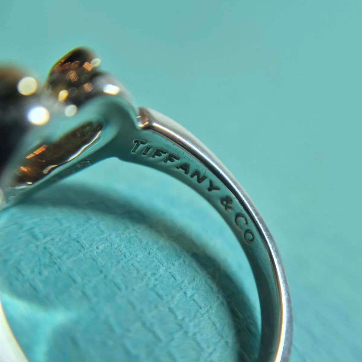 Tiffany & Co. ティファニー リボン リング SV925 750 K18 10号 - メルカリ