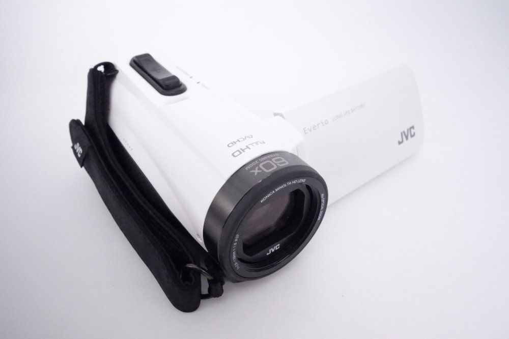 JVC ビデオカメラ Everio 32GB GZ-F270-Wホワイト 耐衝撃」「耐低温」の保護性能を搭載した、コンパクト＆シンプルな