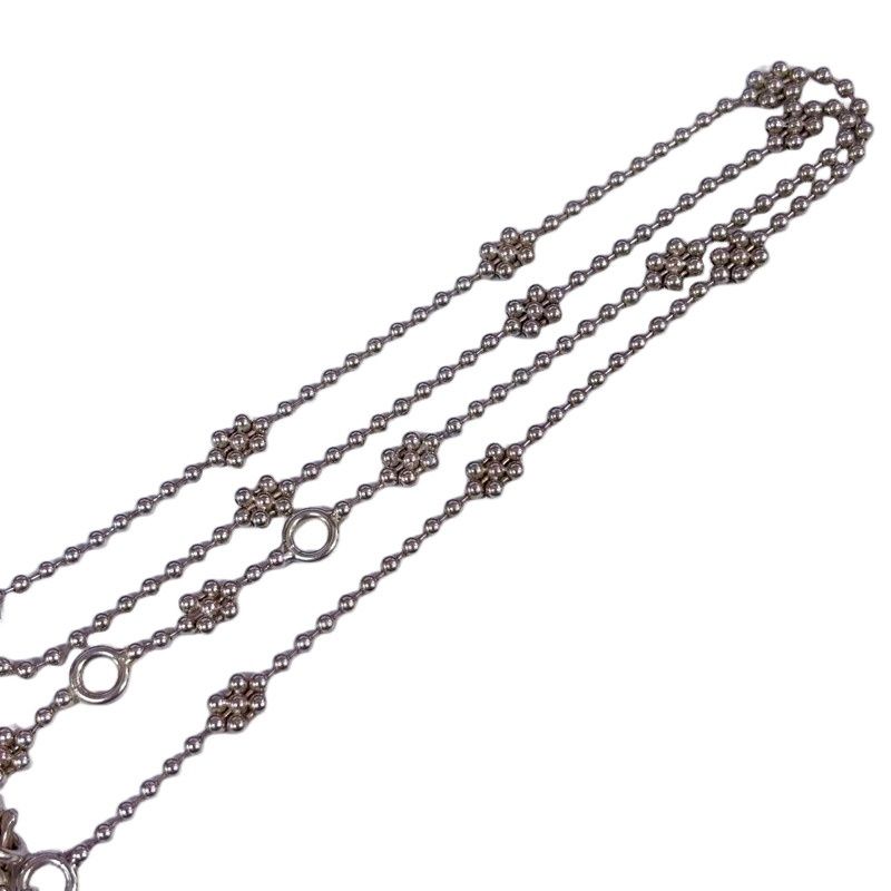 GUCCI グッチ インターロッキングG ネックレス フラワーモチーフ付き