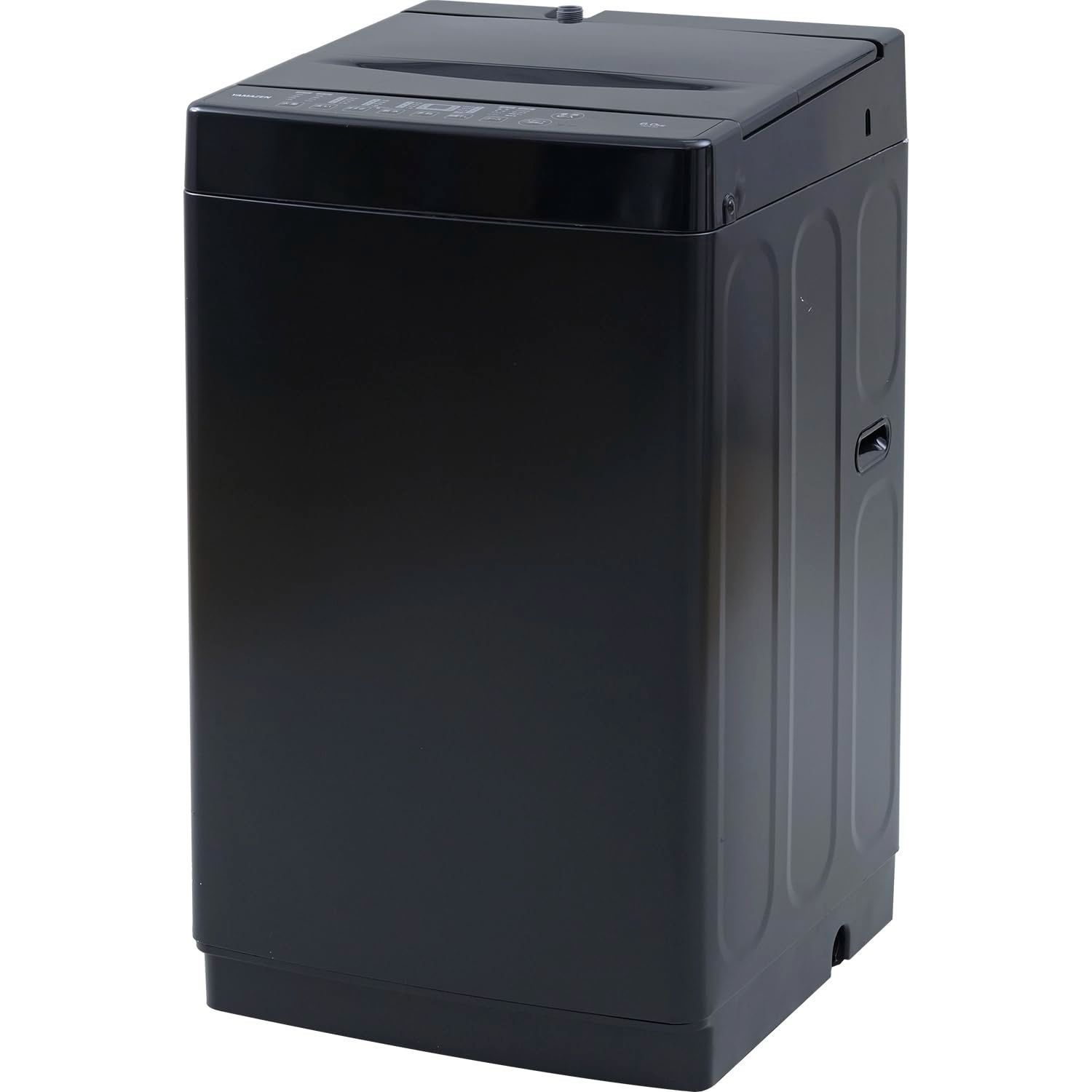 山善 全自動洗濯機 6 kg YWM-60 B ブラック 一人暮らし ノンインバーター おいそぎ|部屋干し|槽洗浄 予約機能