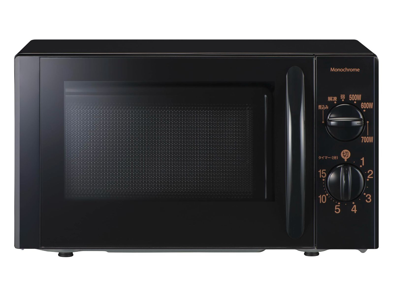 コイズミ 単機能 電子レンジ 17 L ターンテーブル 50 Hz 東日本 一人暮らし 簡単操作 ダイヤル式 大きめ文字 ブラック KRD-1701|K 5