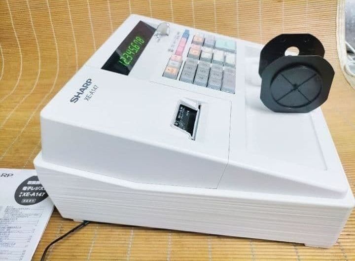 シャープレジスター XE-A147 PC連携売上管理フル設定無料 102044