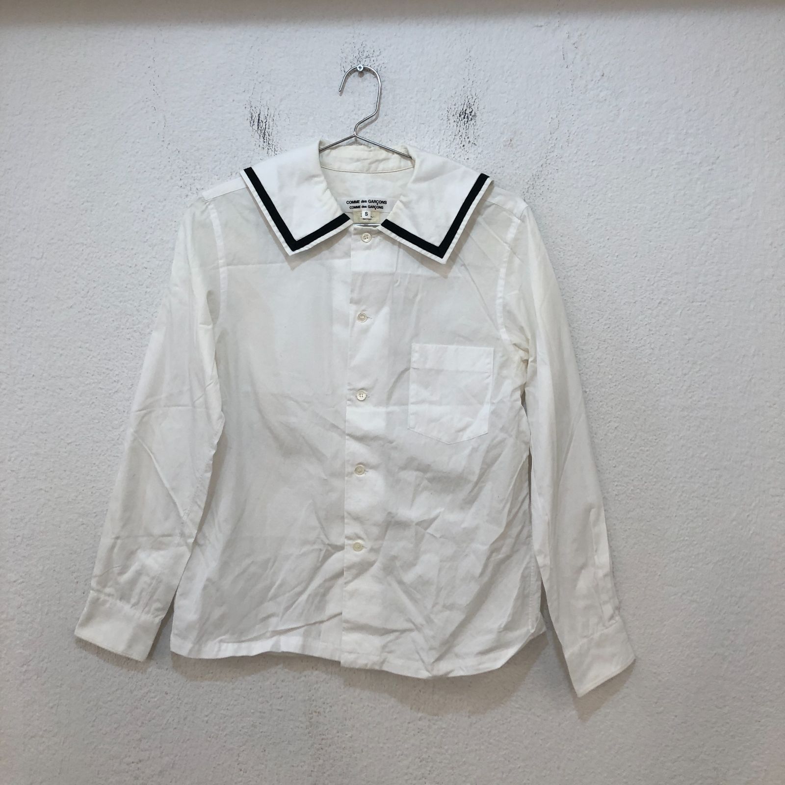 コムデギャルソン COMME des GARCONS セーラーカラーブラウス【S