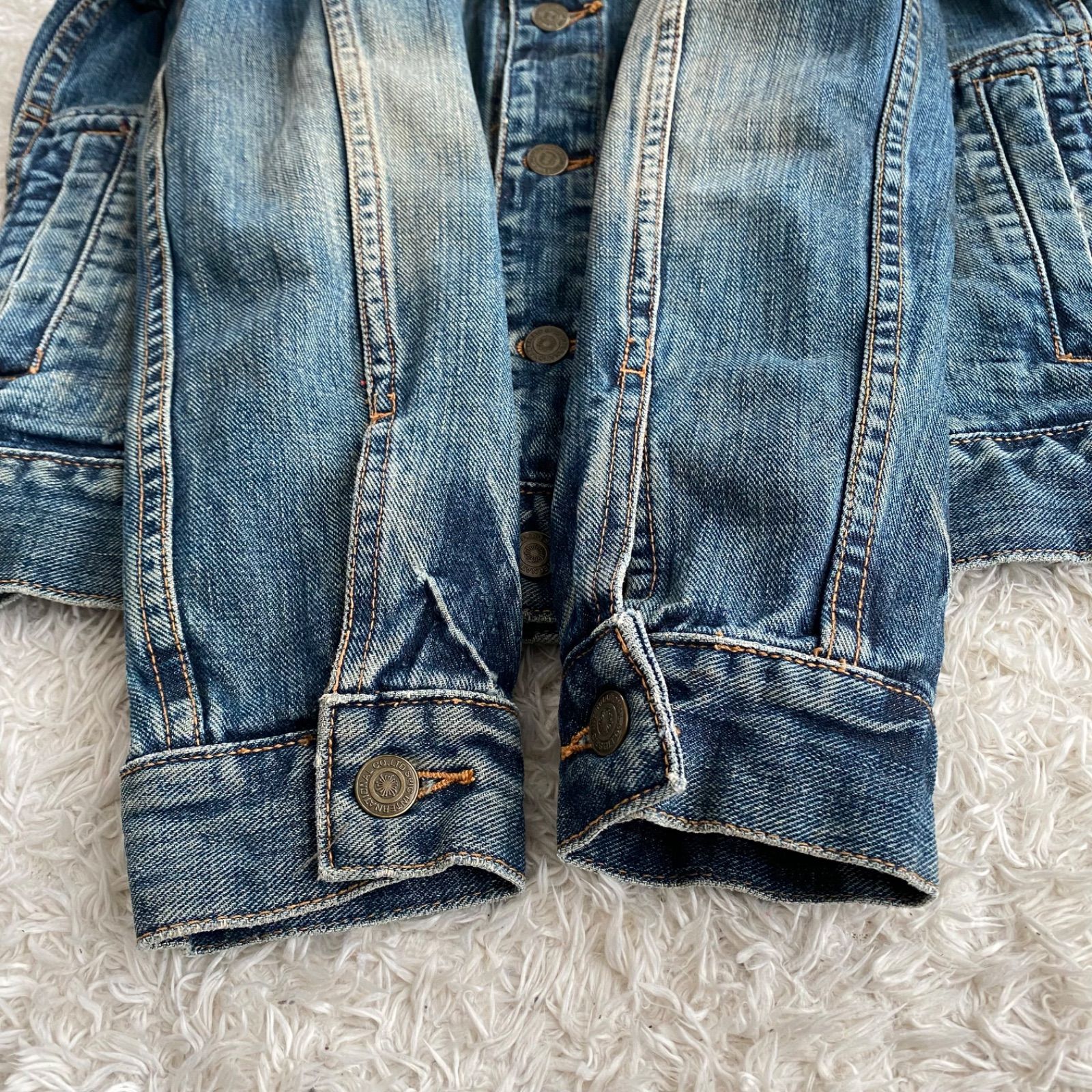 TORNADO MART トルネードマート デニムジャケット Gジャン ダメージ