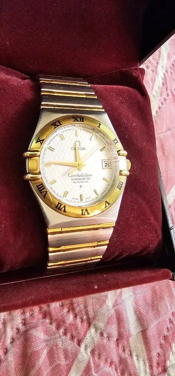オメガ コンステレーション 18kコンビ Full Bar オートマチック