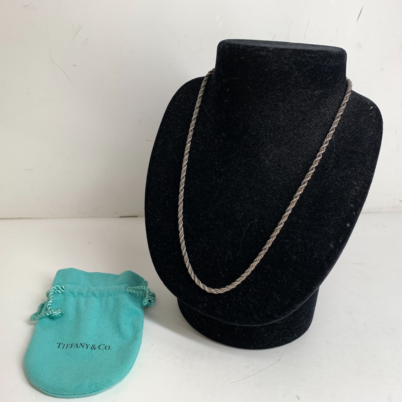 ティファニー TIFFANY ツイストロープ チェーン ネックレス SV925 f001 Z2 2.TIFFANY&Co. ティファニー ツイスト ロープ チェーン