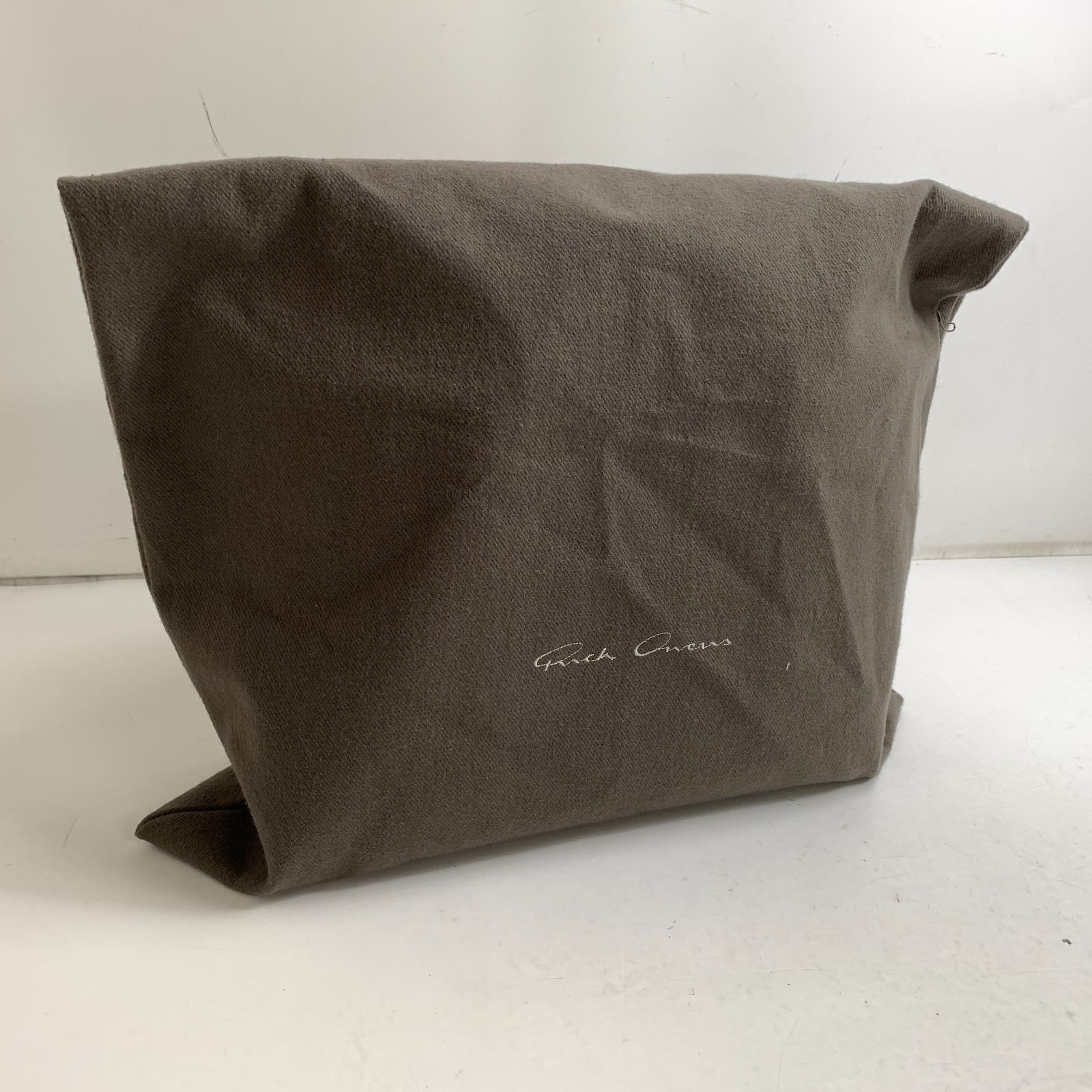 f001 L 極美品 【RICK OWENS】 リックオウエンス RA01E0664 LEATHER