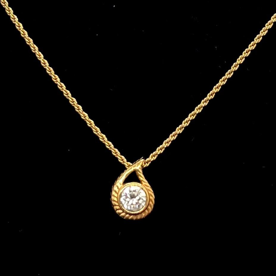 美品☆ Christian Dior クリスチャンディオール ネックレス 美品☆ Christian Dior クリスチャンディオール ネックレス