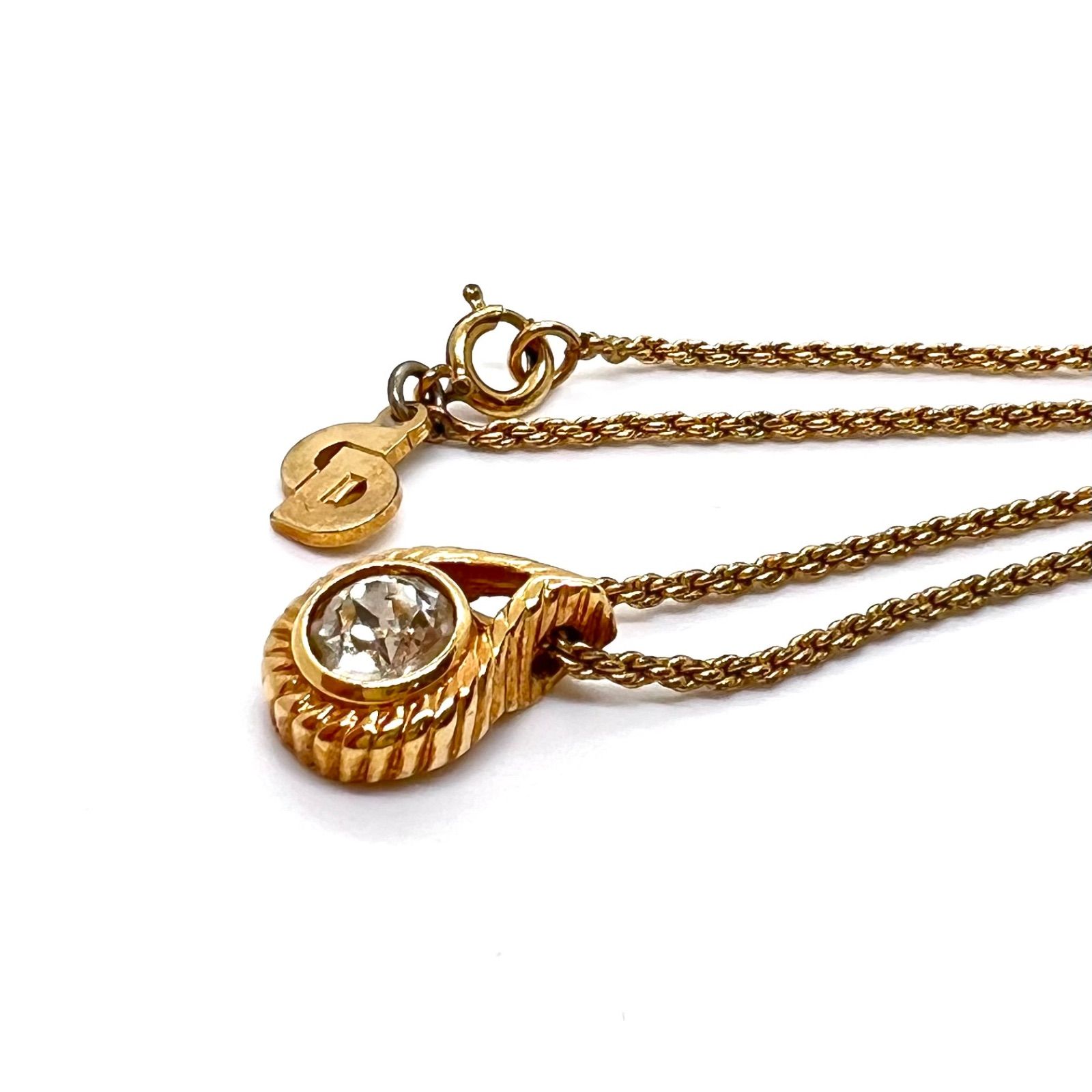 美品☆ Christian Dior クリスチャンディオール ネックレス 美品☆ Christian Dior クリスチャンディオール ネックレス